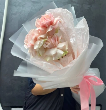 Букет из французкой розы «нежный поцелуй»