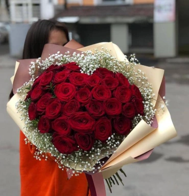 Букет из роз «Сердце»