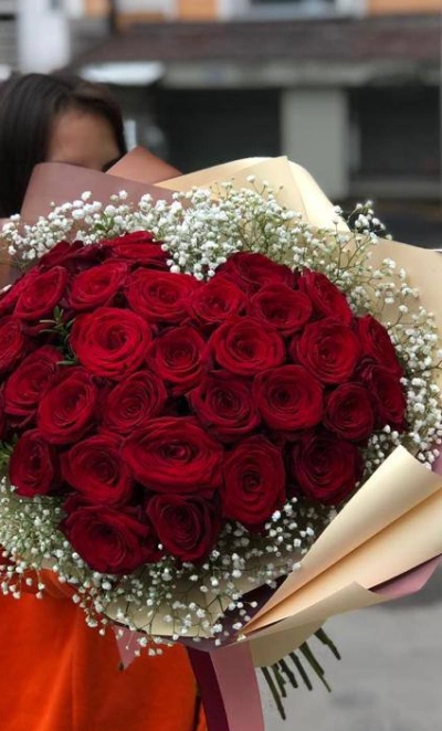 Букет из роз «Сердце»