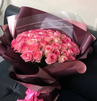 Букет из 51 розы «Джумилия»