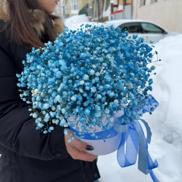 Композиция в коробке «Синяя сказка»