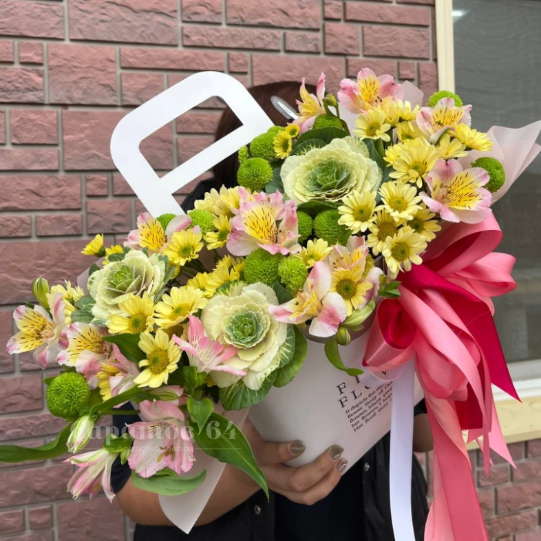 Цветы в сумочке &laquo;зелёный май&raquo;