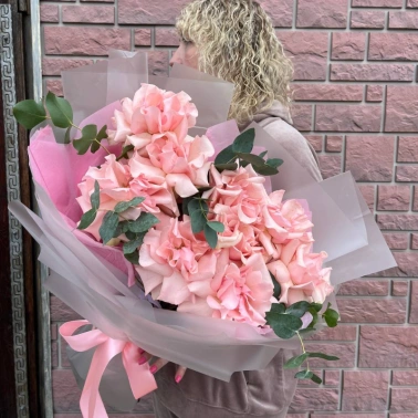 Букет из французкой розы «нежное вдохновение»