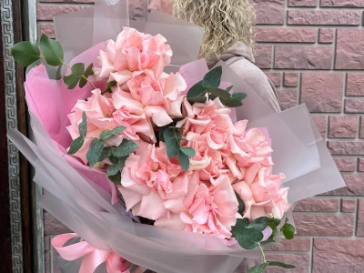 Букет из французкой розы «нежное вдохновение»