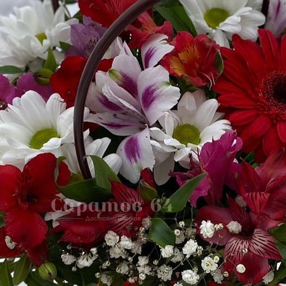 Цветы в сумочке &laquo;яблочко наливное&raquo;