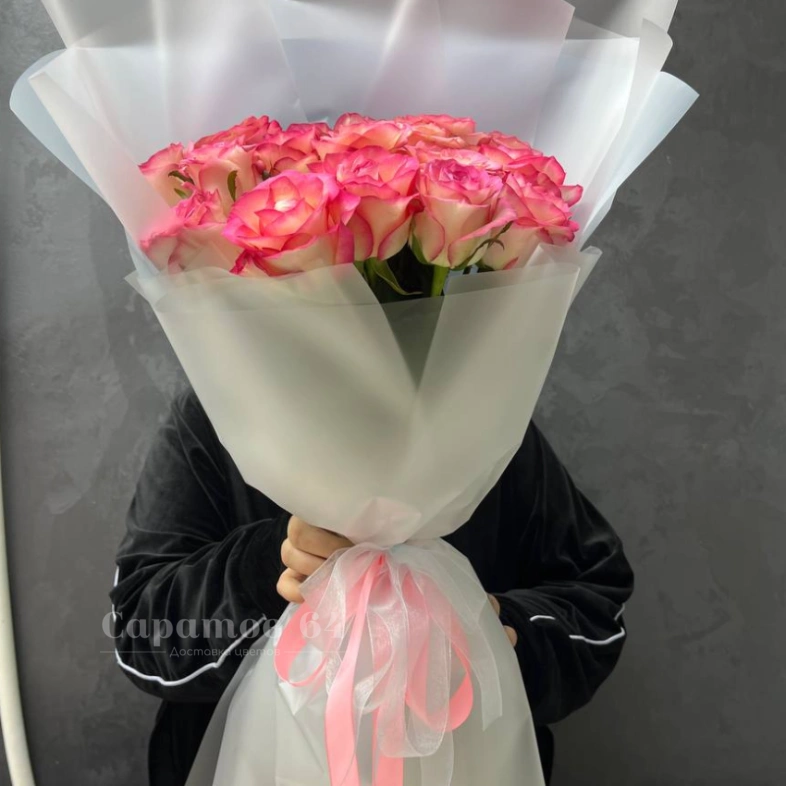 Букет из роз &laquo;матовая дымка&raquo;