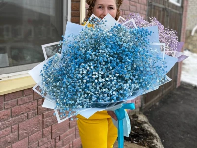 Монобукет из гипсофилы «воздушный»