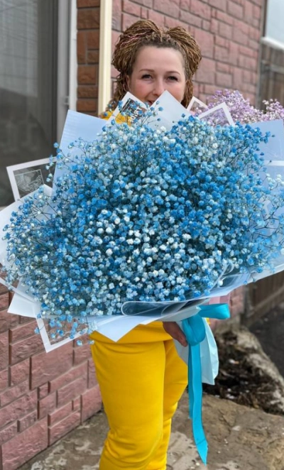 Монобукет из гипсофилы «воздушный»