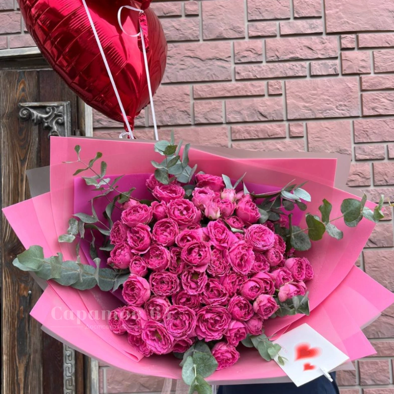 Букет &laquo;малиновый закат&raquo;