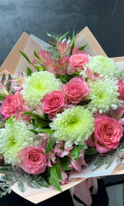 Букет «Розовое настроение»