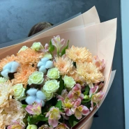 Букет &laquo;персиковое безе&raquo; 1