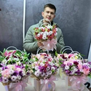 Сумочка с цветами МИКС  0