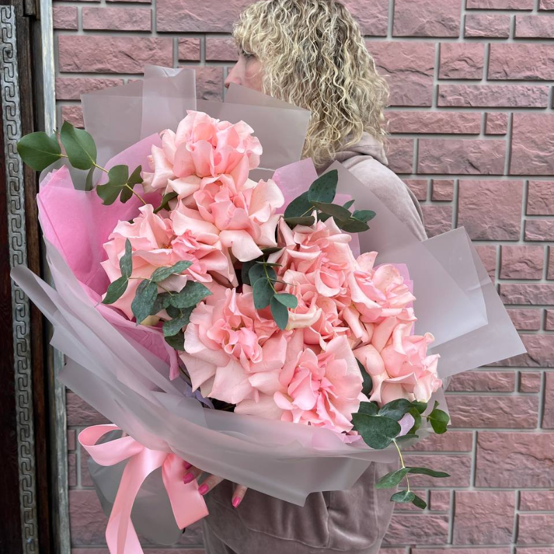 Букет из французкой розы «нежное вдохновение»